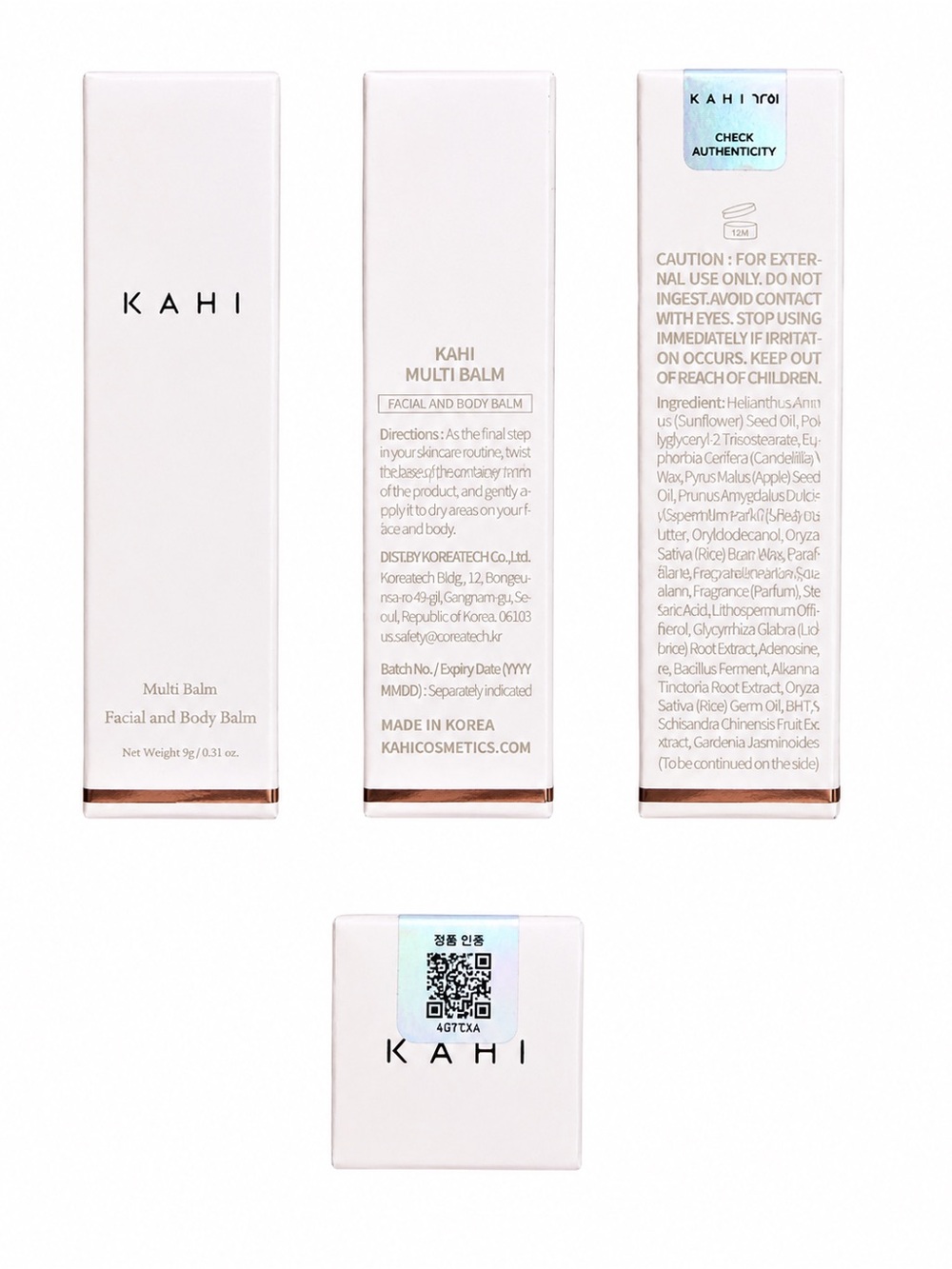 Multi Balm Facial & Body Balm — White